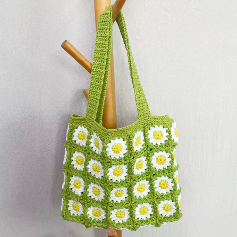 Handmade knit bags tote bag wholesaler crochet factory supplier