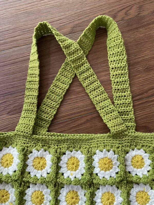 durable crochet shoppint tote bag