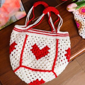 wholesale crochet shopping bag handmade bags