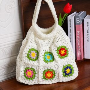 handmade knitted bags crochet beach bags