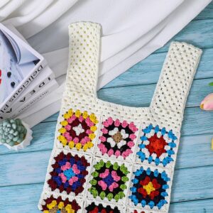 crochet hand bag cellphone knitted bags