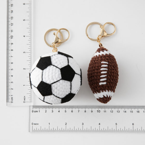 knit gift factory supply wholesale crochet key rings